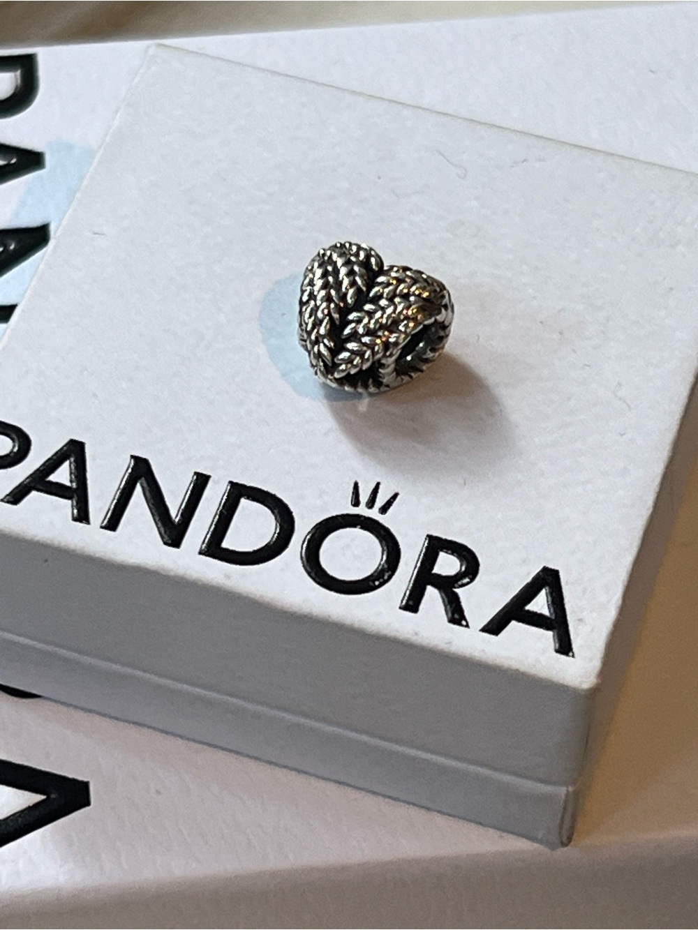 Pandora Wheat Heart Charm